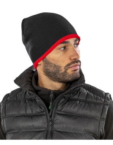 R-RC046X-Soft Feel Cuffless Reversible Beanie
